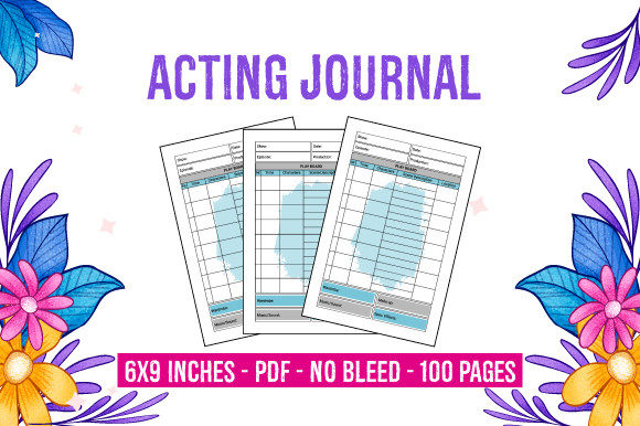 Acting Journal Interior: A Practical Guide for KDP and POD Publishers