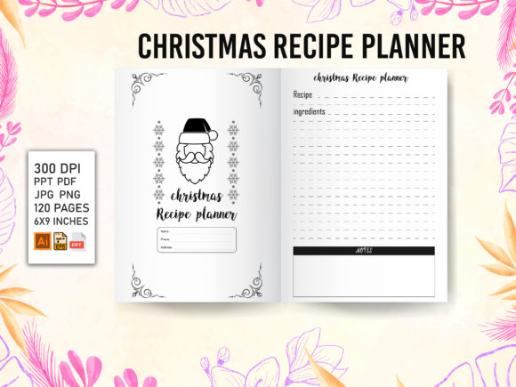 Christmas Recipe Planner - KDP Interior: Streamlining Seasonal Publishing Workflows