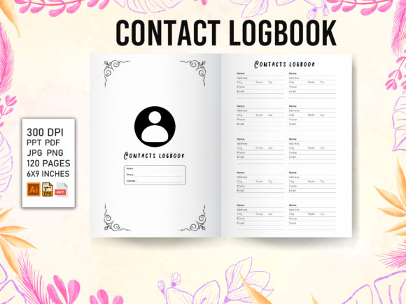 Contact Logbook KDP Interior: Boost Sales