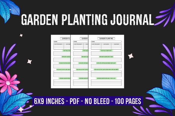 Evaluating Garden Planting Journal KDP Interior Files for Publishing