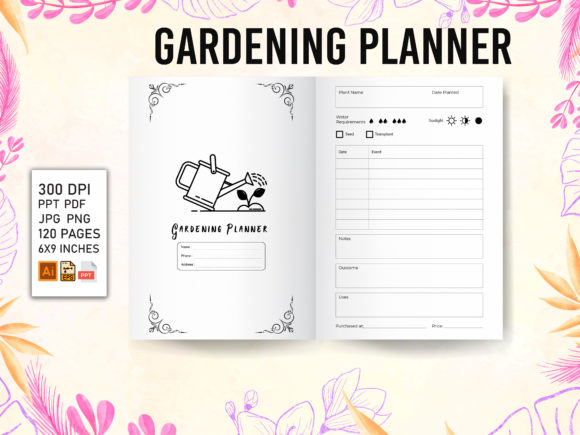 Gardening Planner - KDP Interior: Building a Sustainable Low-Content Business