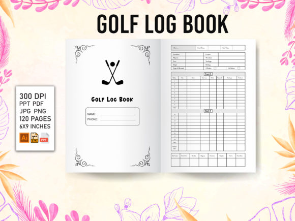Golf Log Book KDP Interior: Evaluating a Ready-to-Upload Asset