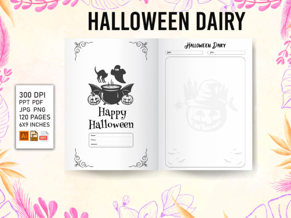 Halloween Dairy - KDP Interior: Strategic Asset Allocation for Seasonal Publishing