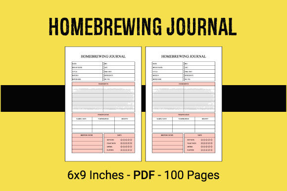 Homebrewing Journal Interior: Streamlining KDP Production for Niche Brewing Logs