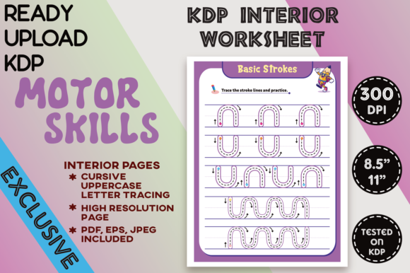KDP Basic Strokes Motor Skills Line 2: Avoiding Common Interior Design Mistakes for Preschool Books