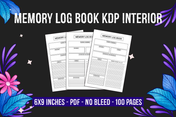 Memory Log Book: Ready-to-Use KDP Interiors