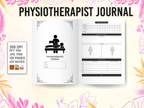 Physiotherapist Journal - KDP Interior: A Strategic Asset for Low-Content Publishing