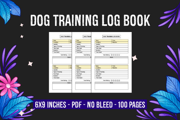 Streamlining KDP Success with Ready-to-Use Dog Training Log Book Interiors