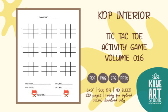 Streamlining Low-Content Publishing with KDP Interior Tic Tac Toe Game Vol. 16