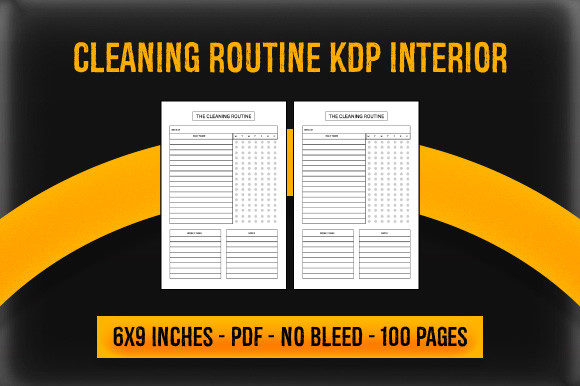 Streamlining Self-Publishing with a KDP Interior - Cleaning Planner Template