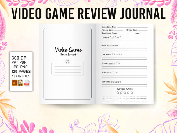 Video Game Review Journal - KDP Interior: A Strategic Asset for Low-Content Publishers