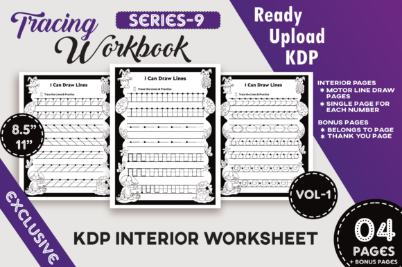 Vol-1 Motor Skills Line Tracing Kids: A Practical Resource for Early Handwriting Foundations